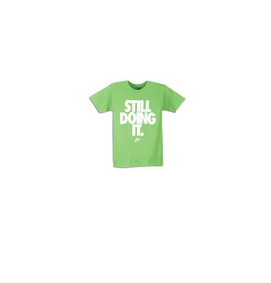 Nike “Still Doing It” Men’s T-Shirt Radiant Green/White Men’s Medium XL 2XL