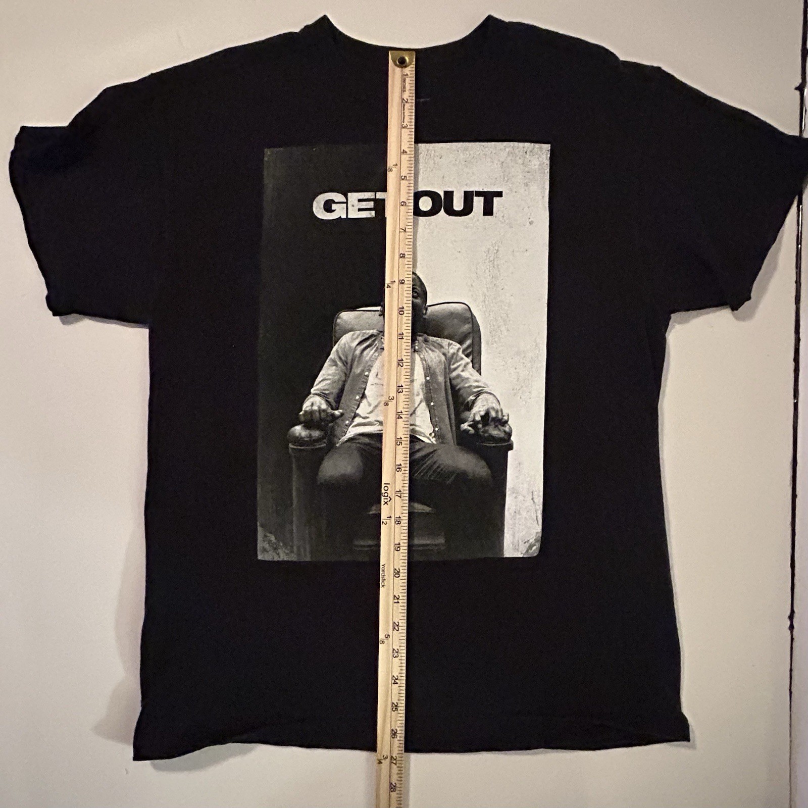 Get Out 2017 Jordan Peele Horror Movie Mens T-Shirt Large