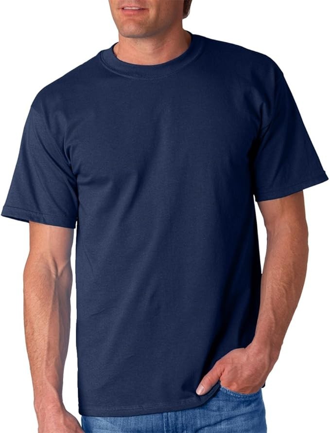 Gildan G800 Short Sleeve DryBlend 50 Cotton 50 Poly T-Shirt Navy 2XL lot of 3