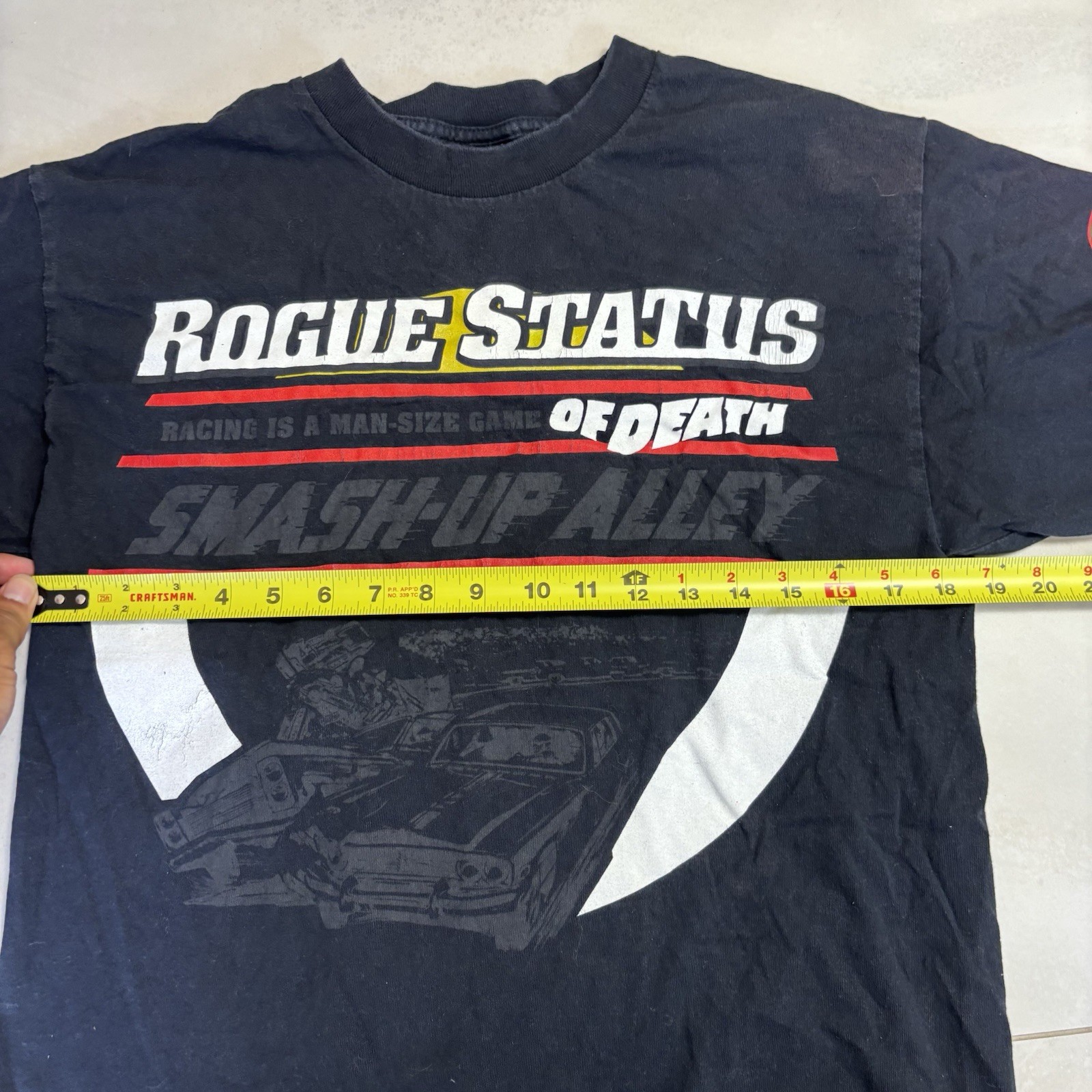 Rogue Status Smash Up Alley Graphic T Shirt Black Size Medium