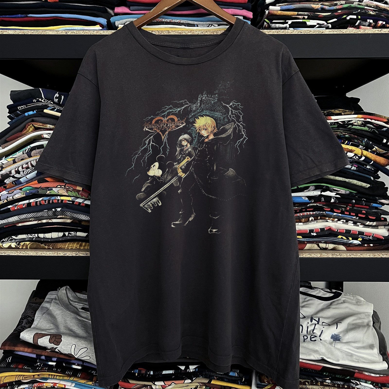 Kingdom Hearts Aged T-Shirt Black M
