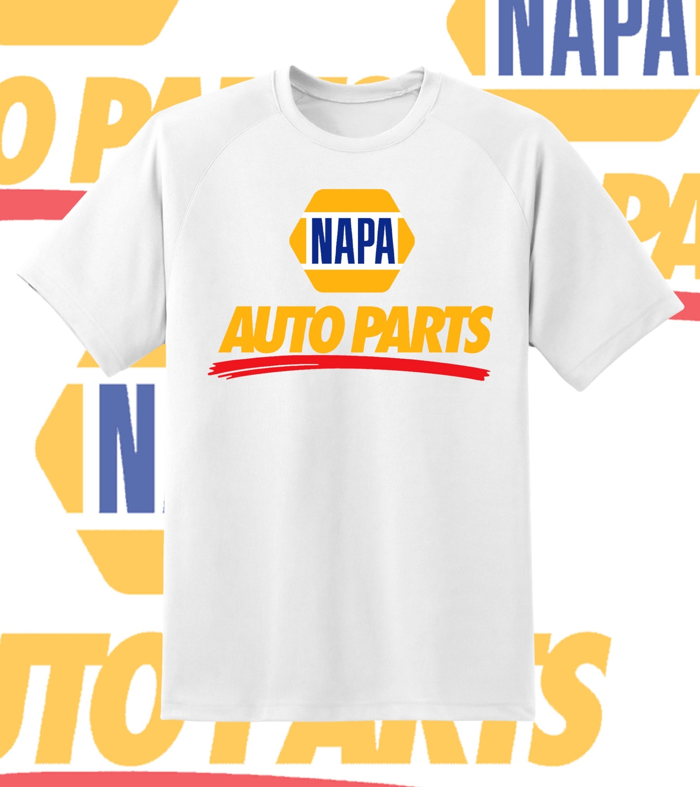Napa Auto Parts Text Logo shirt 6 Sizes adult S-6XL! Fast Ship!