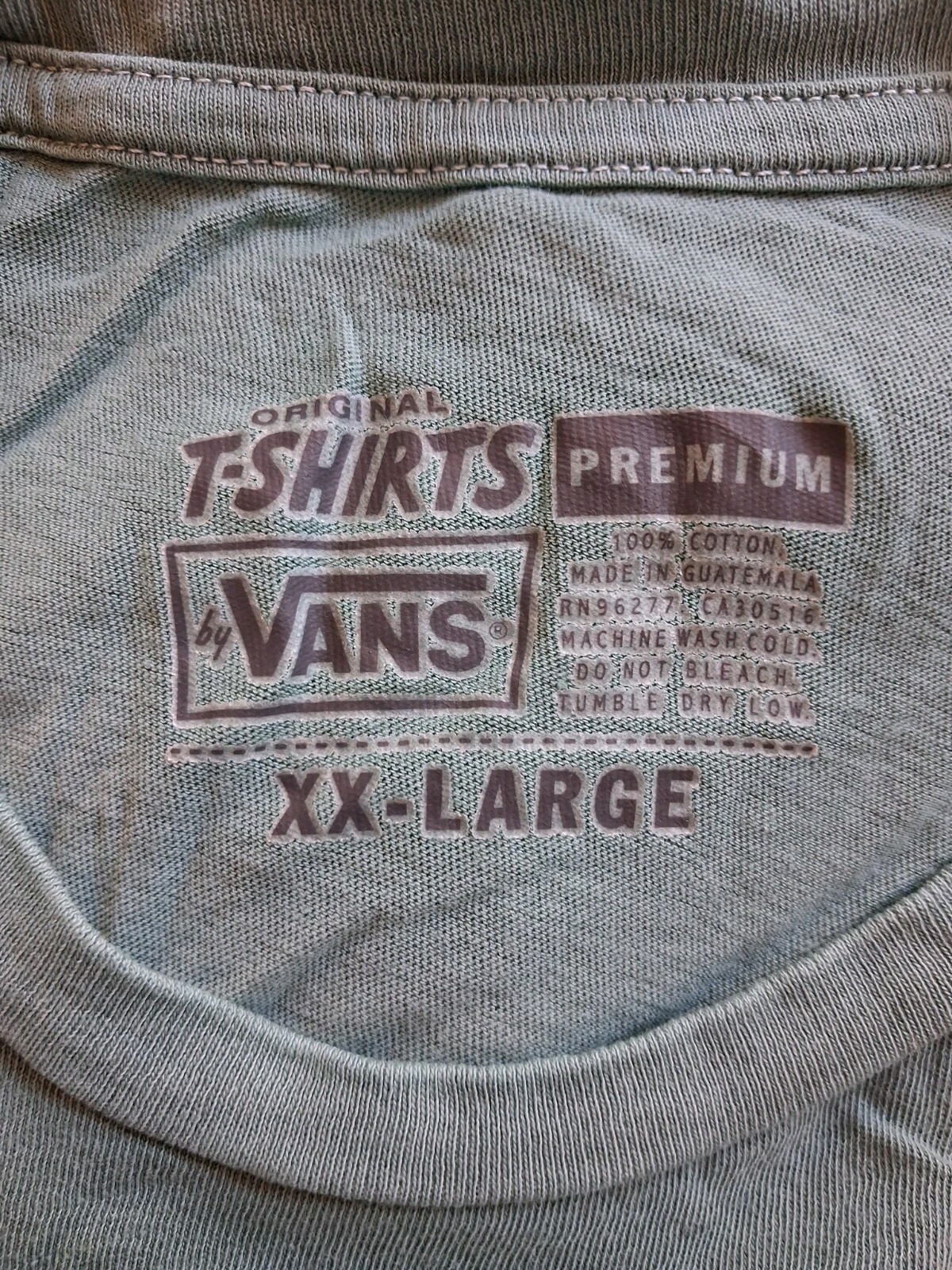 Vans Short Sleeve Shirt Mens 2XL Stripe Pocket Classic Casual Embroidered
