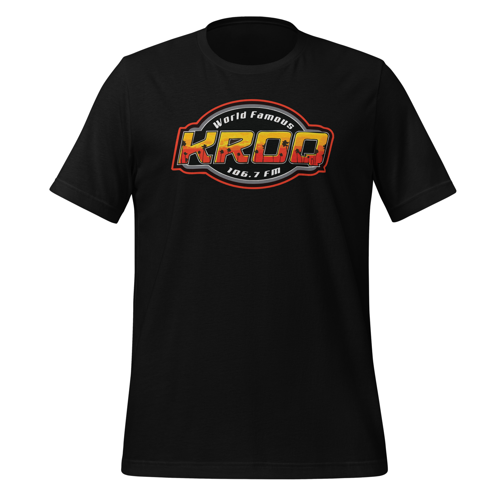 KROQ LOGO T-SHIRT FUNNY AMERICAN Tee S M L XL 2XL 3XL 4XL 5XL