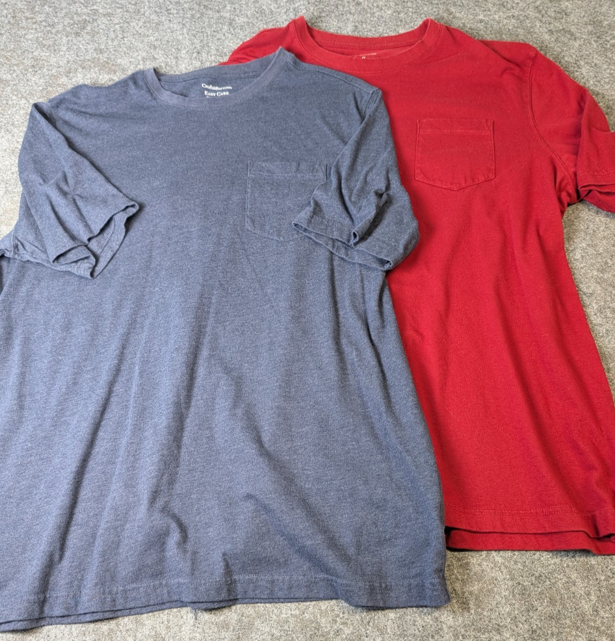 Croft & Barrow Easy Care T-Shirt Crew Neck Cotton Blend Men’s XL Lot of 2