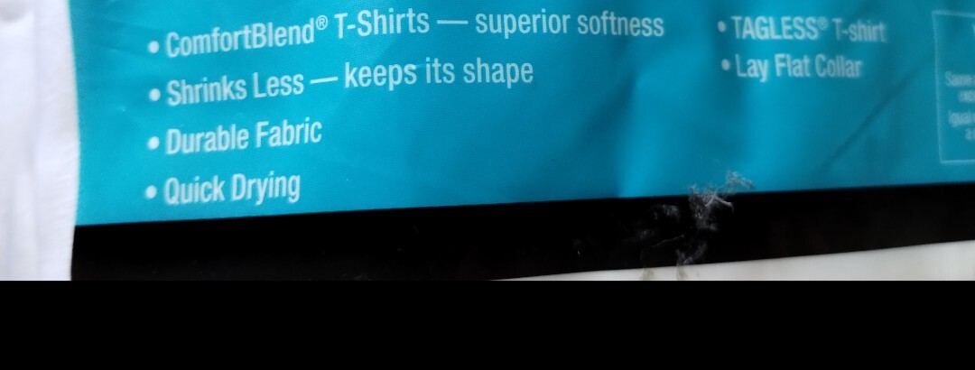 (6) New Hanes Tagless ComfortSoft ComfortBlend Undershirts T-Shirts Med Open Bag