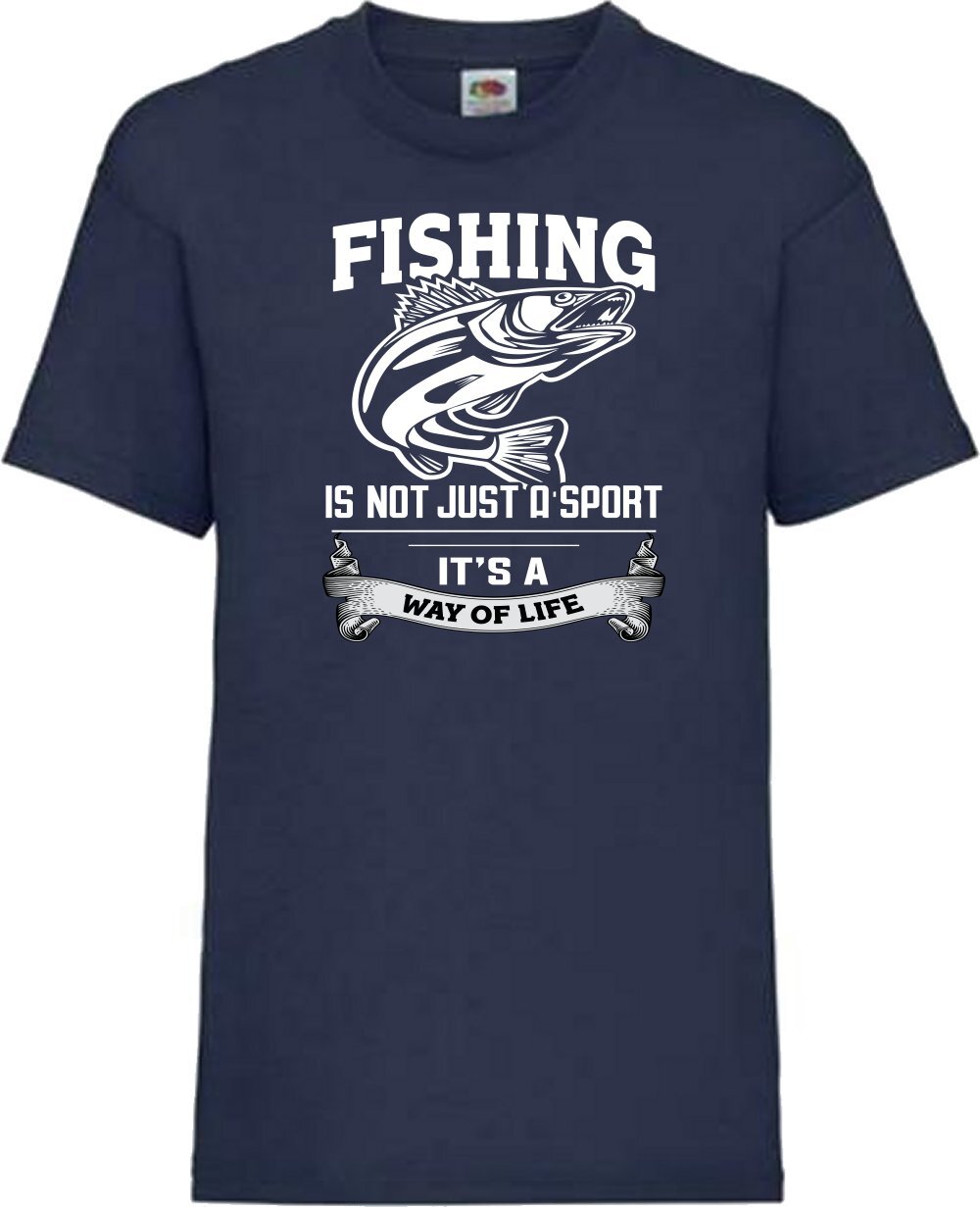 Fishing Sport Way Of Life Humour Novelty T Shirt Various Colours And Sizes