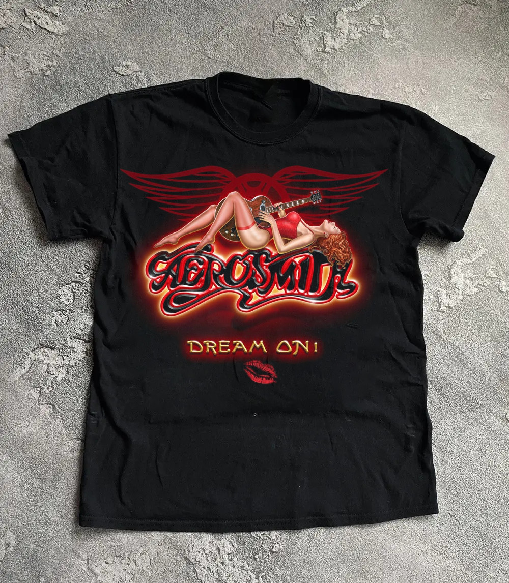 New! Aerosmith band Dream On Shirt Unisex Concert S to 5XL CR430