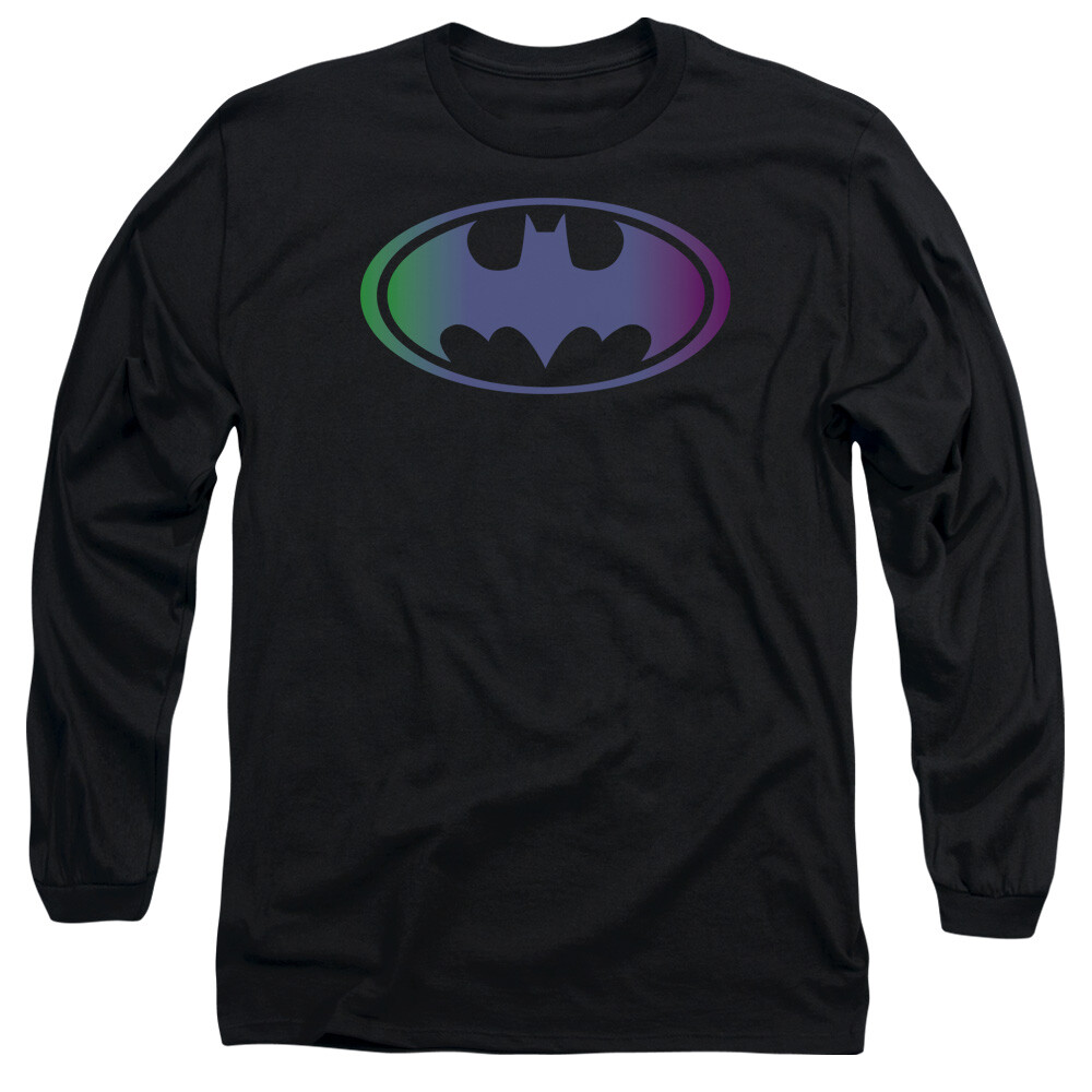 Batman Gradient Bat Logo Licensed Adult T-Shirt
