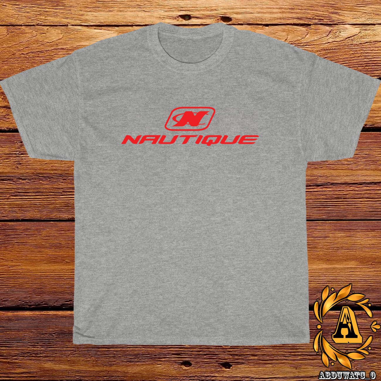 New Nautique Boats Ski Logo Black/Grey/White/Navy T-Shirt S-5XL