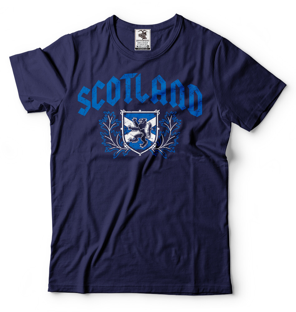 Scotland T-shirt Mens tee shirt Scottish Roots tee shirt Scotland heritage Tee