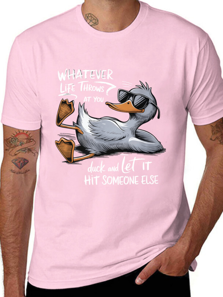 Funny Duck Graphic Tees Funny Quote Gift T-Shirt