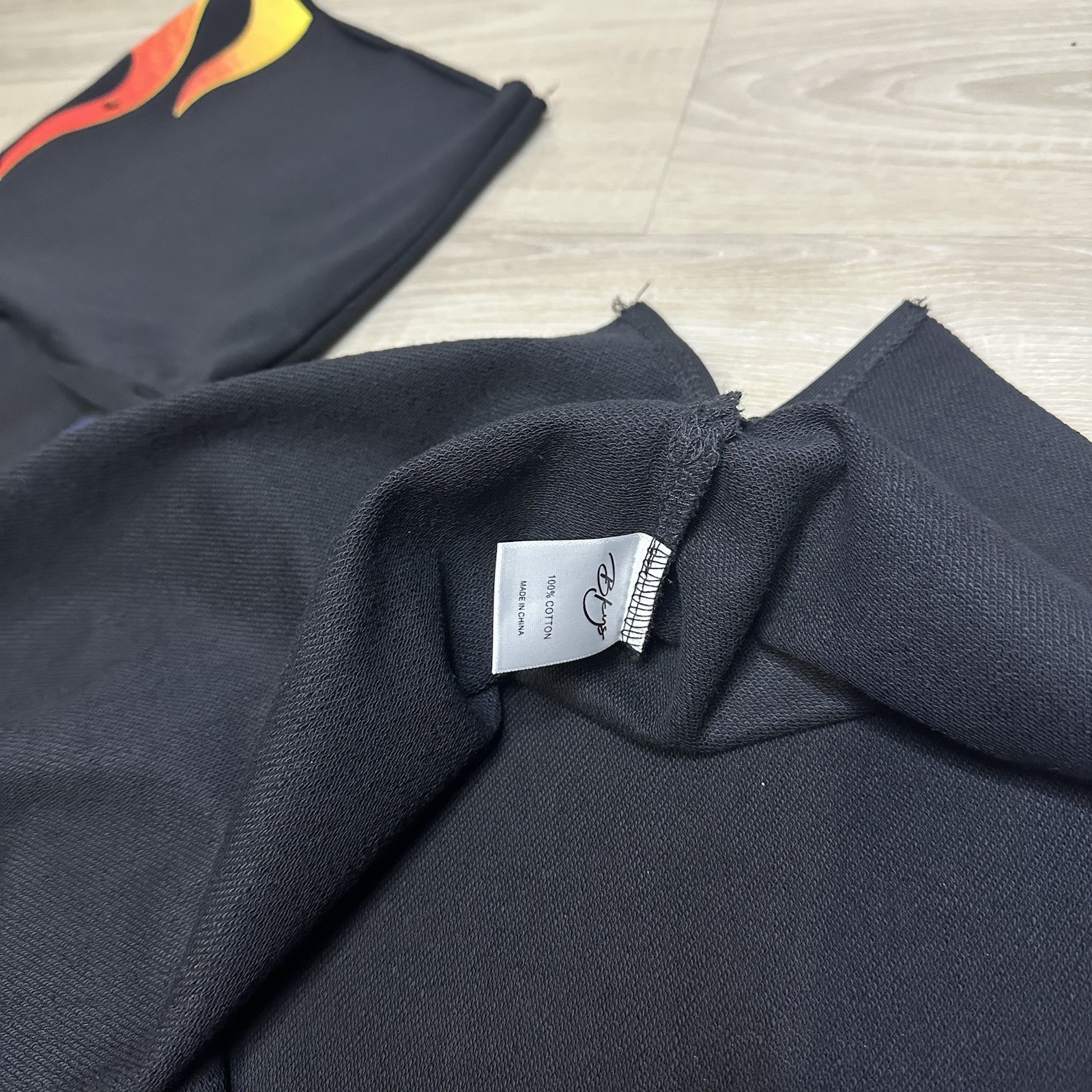 BKYS Waves F-Terry Long Sleeve Cropped T-Shirt