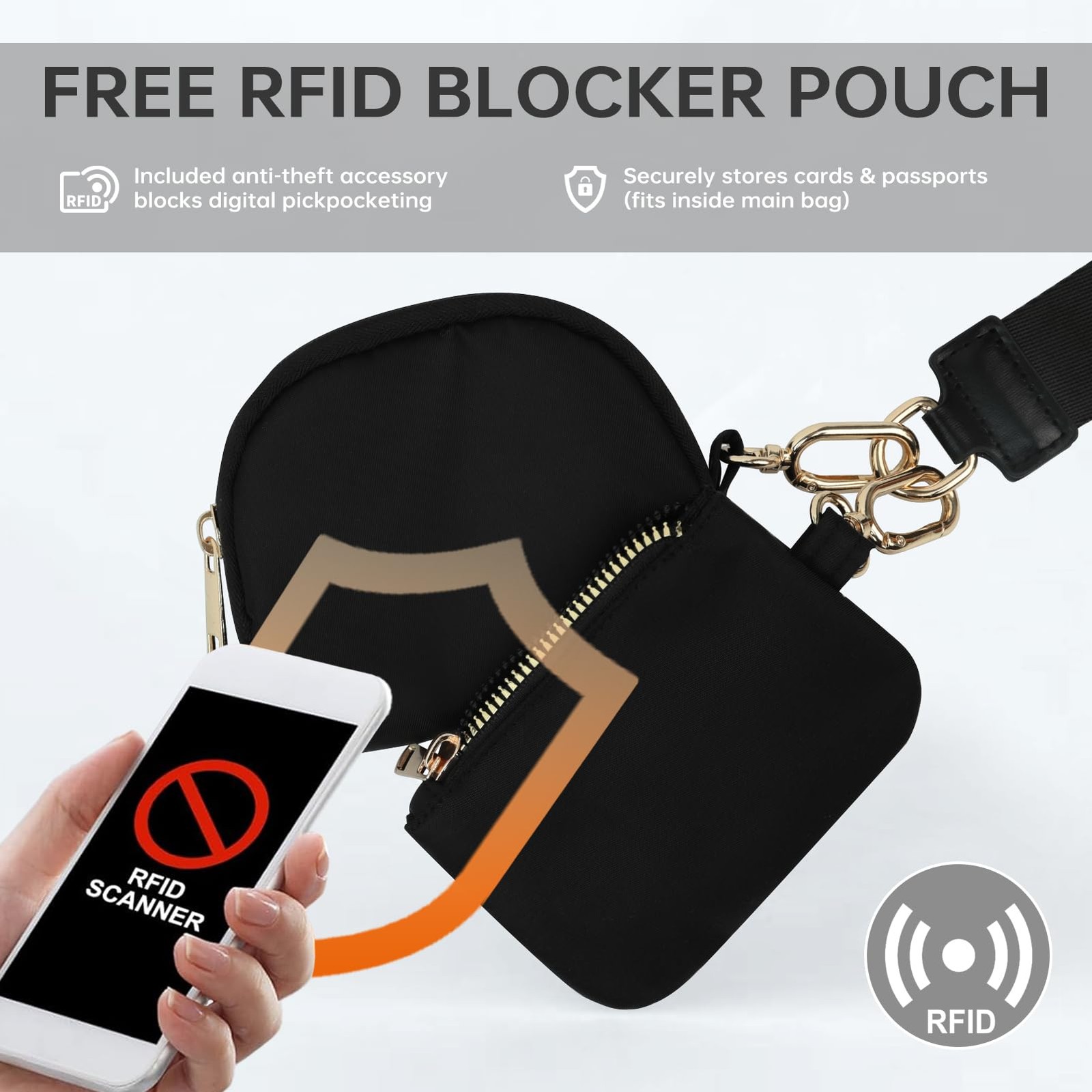 Bum Bag Crossbody Bags for Women Fashion Waist Packs Large Fanny Packs Belt Bag