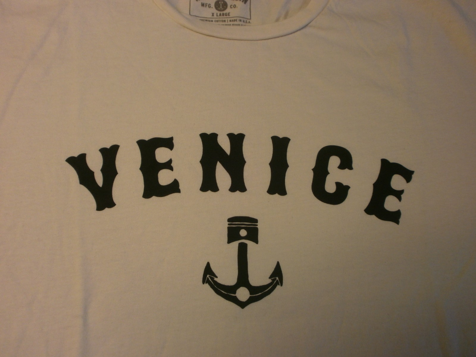 IRON AND RESIN LICENSED BRAND APPAREL T-SHIRT MADE IN USA VENICE