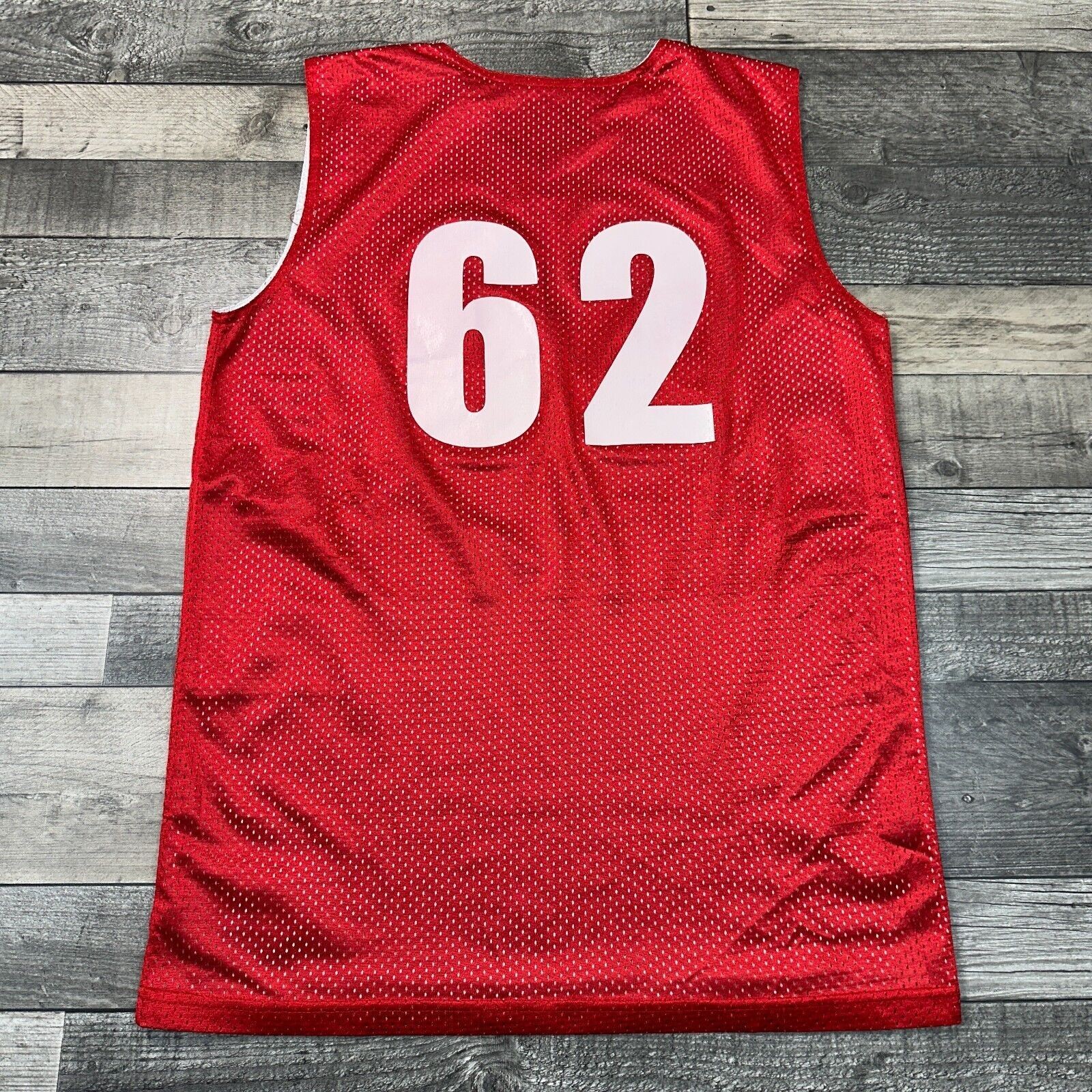 Macron U C Piancentina Basketball Jersey Vest Retro Y2K Multicoloured Mens Small