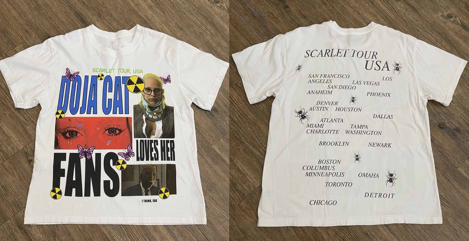 2 Sides Doja Cat The Scarlet USA Tour Shirt White Unisex All Size S-5XL IM0908