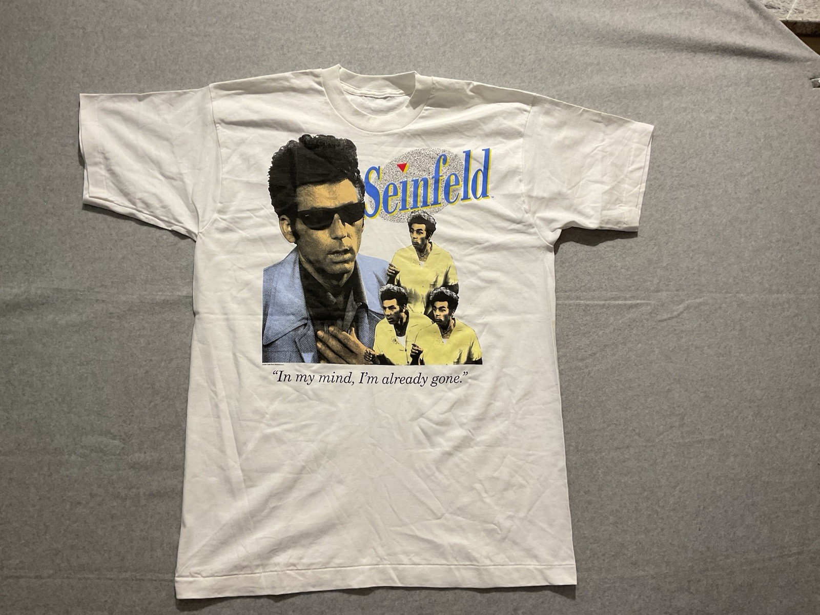 Vintage 1993 Seinfeld Kramer In My Mind, I’m Already Gone Single Stitch Shirt XL