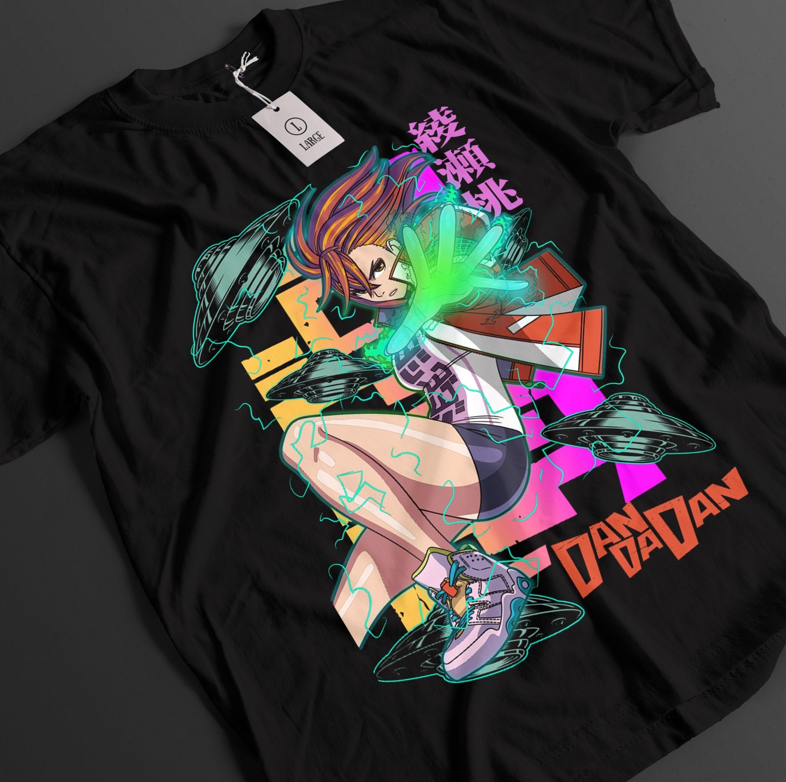 Dandadan T-shirt Okarun Shirt Momo Seiko Ayase Top Aira Turbo Granny Unisex Tee