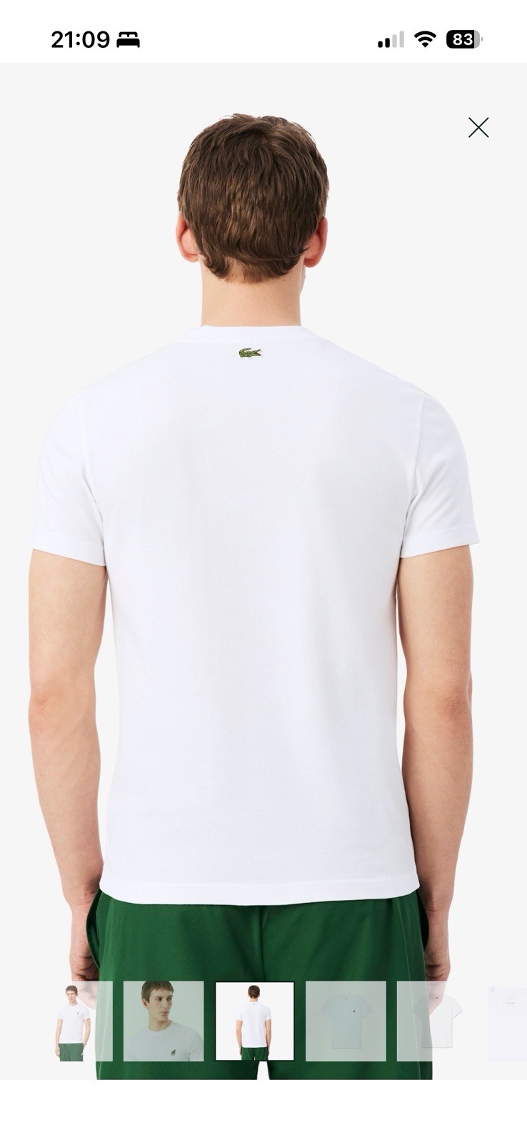 Lacoste x Novak Djokovic The GOAT White T-Shirt Size XL 6 🎾✅