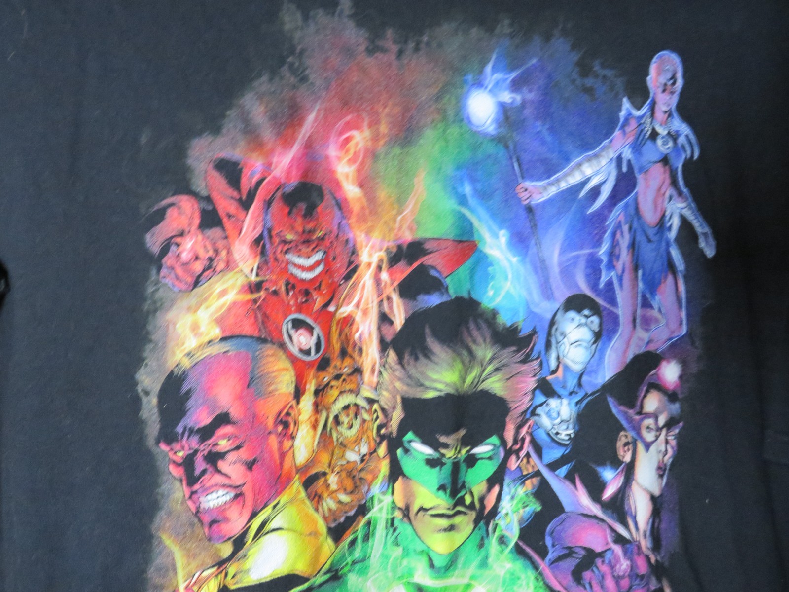 Green Lantern Blackest Night Group T-Shirt Black 2XL SHIRT
