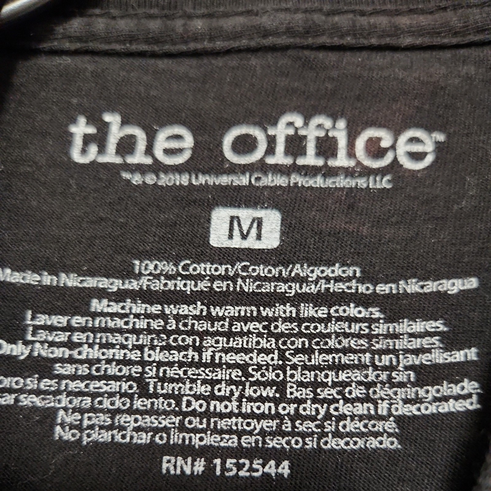 Dwight Schrute T-Shirt The Office Assistant Regional Manager Men’s Medium Tee