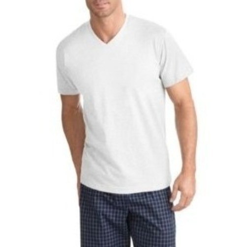 Alfani Mens Short Sleeves Pull On Cotton V Neck Undershirts White Size 2XL NWT
