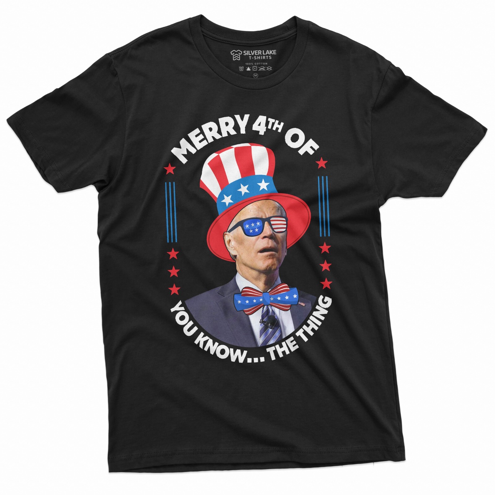 Merry 4th of.. Anti Biden 4th of July Funny T-shirt AntiBiden independence day T