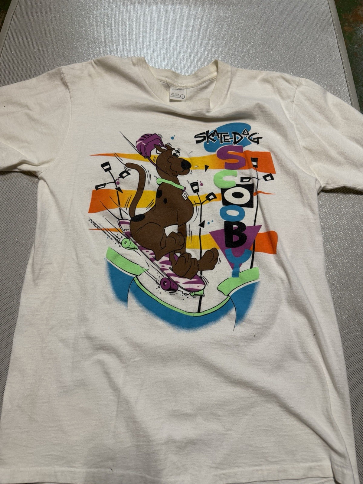 Vintage 1996 Scooby-Doo T Shirt Sz L Scooby 90s