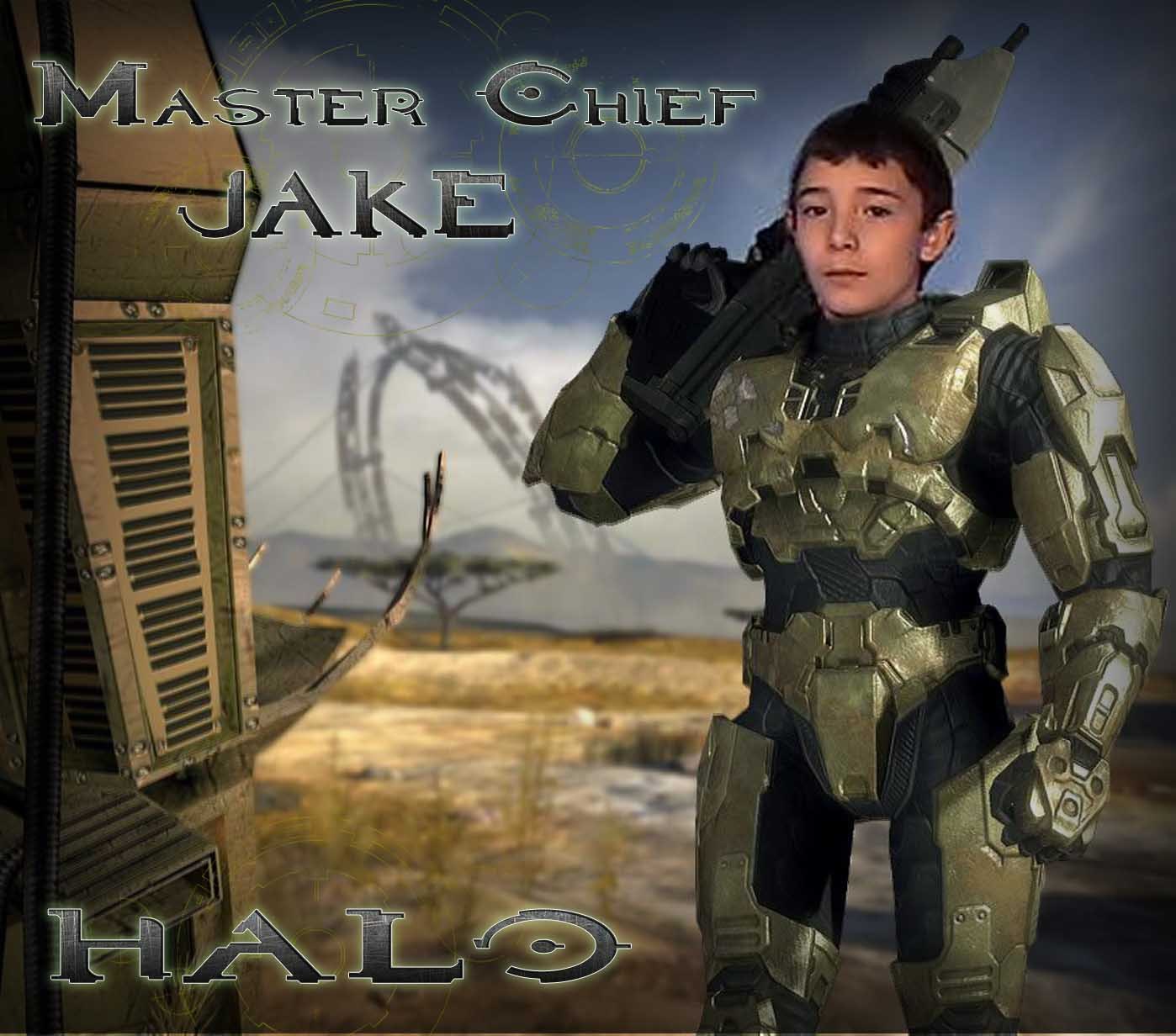 Halo Master Chief TShirt w/Your Picture as Master Chief
