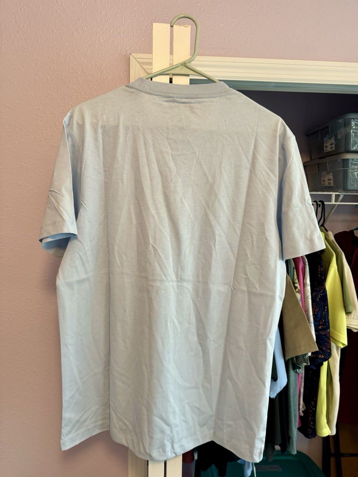 True Religion Buddha Foil Light Blue Tshirt. Men’s Large. NWT