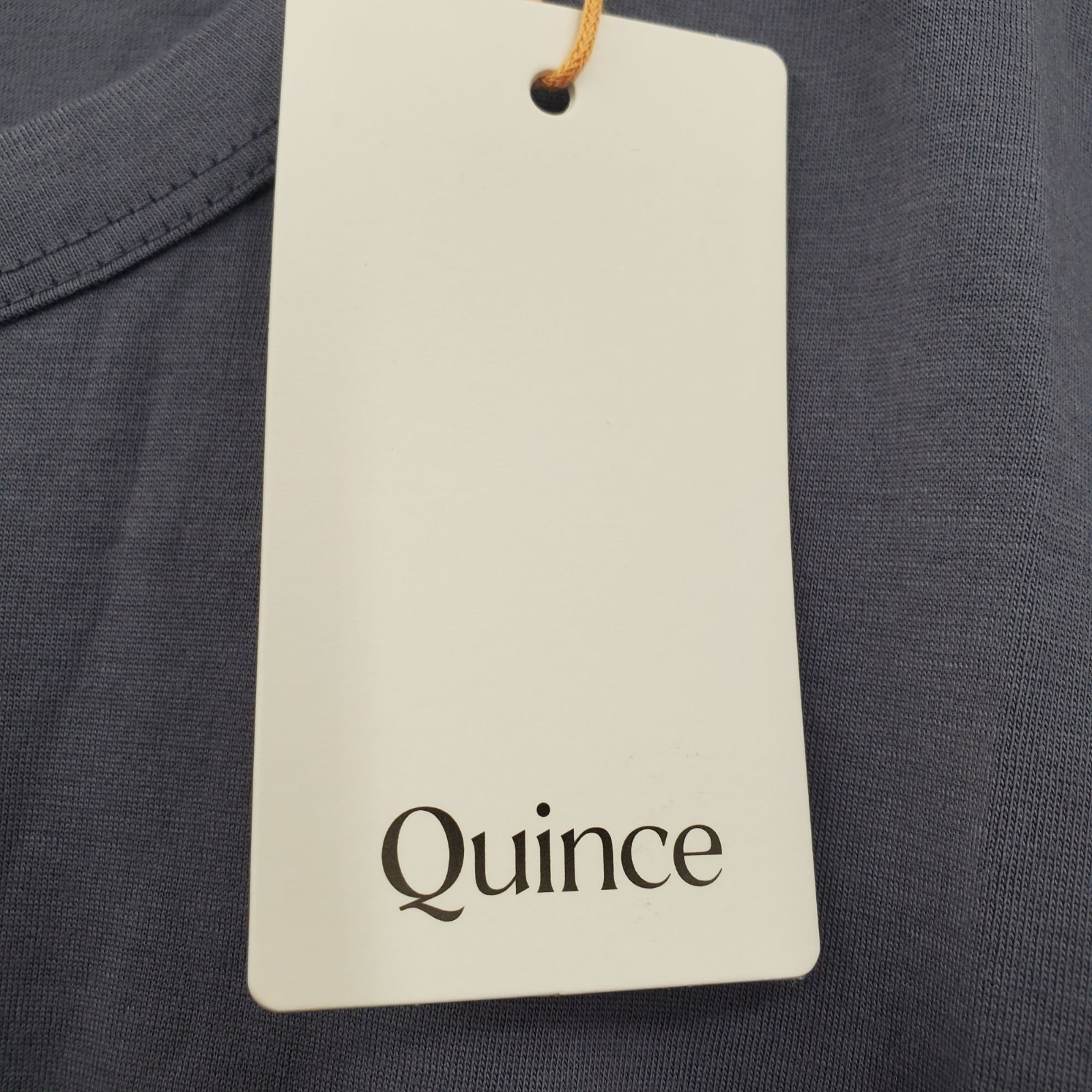 Quince 100% Pima Cotton Luxe Touch Tee Shirt Top Men Size Large NWT Faded Indigo