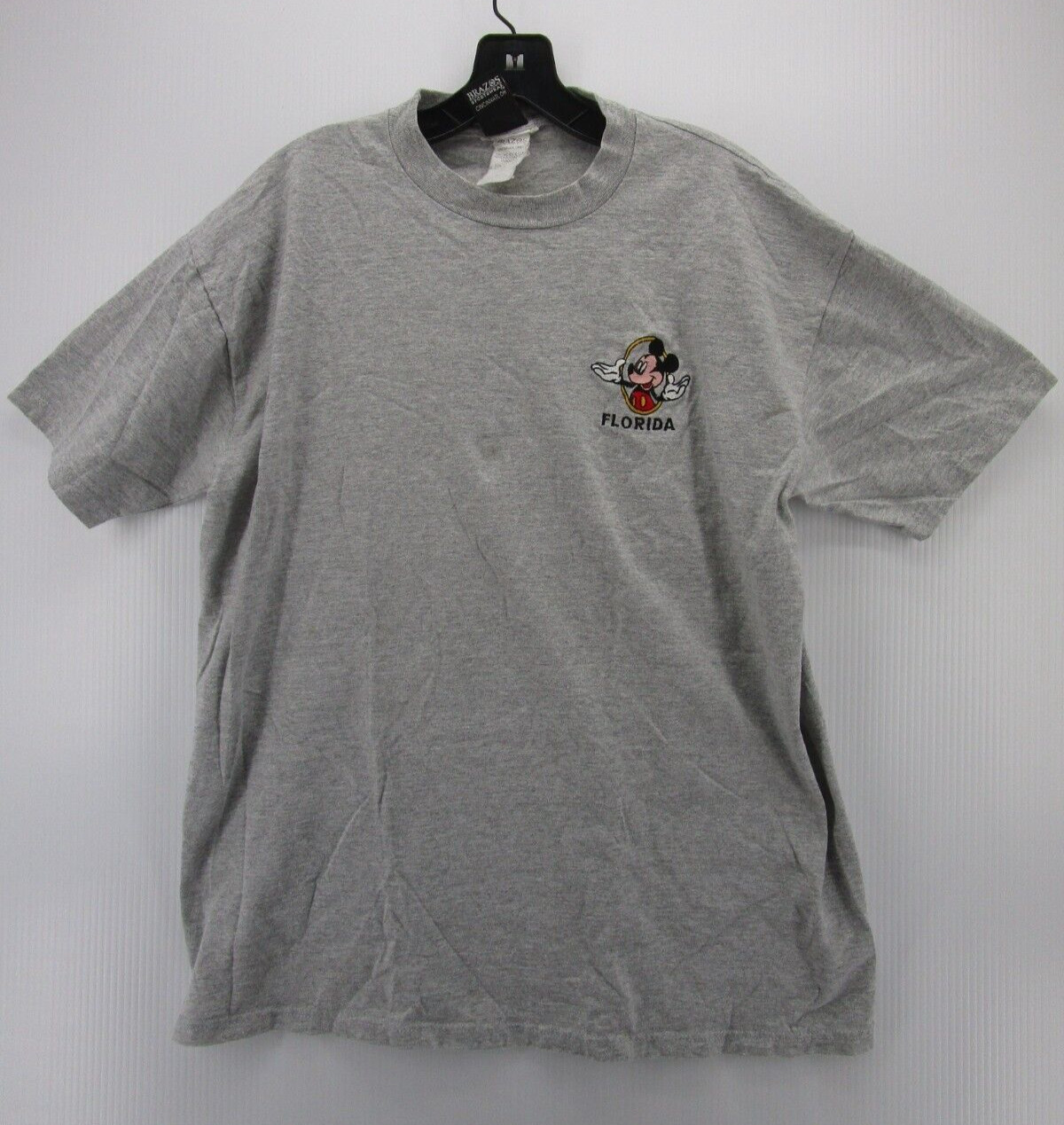 VINTAGE Mickey Unlimited Shirt Men Medium Gray Disney Mouse Florida Pullover *