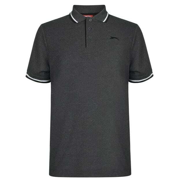 SLAZENGER POLO SHIRT T SHIRT PIQUE GOLF TENNIS S M L XL XXL 2XL 3XL 4XL