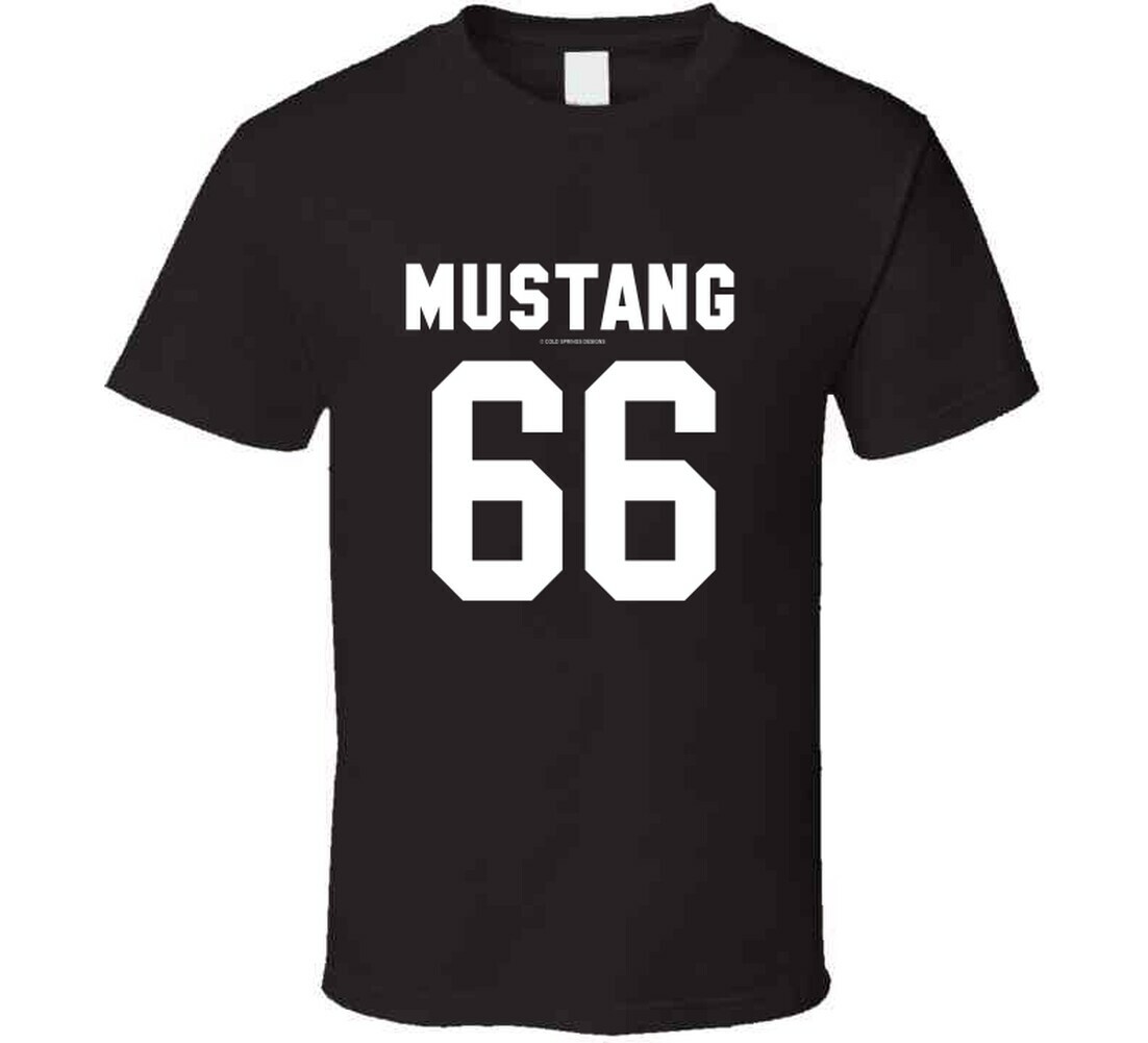 Mustang 66 Jersey Style 1966 Ponycar Gift T Shirt