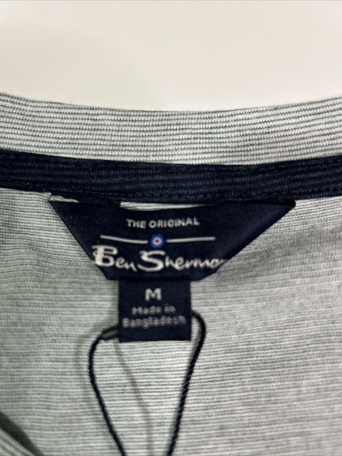 NWT Ben Sherman T-shirt Men’s Medium Short Sleeve Logo Athleisure Pocket Casual
