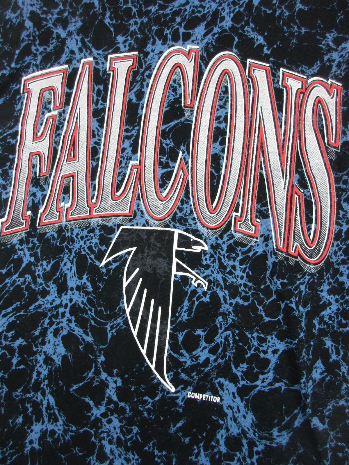Medium Atlanta Falcons T Shirt Fruit of Loom Competitor VTG retro single stitch