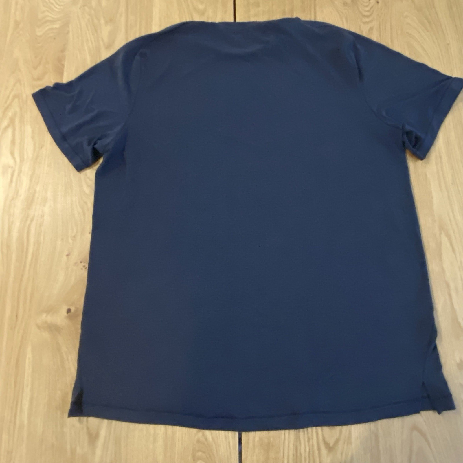 BRADY Brand Train Short Sleeve Tee T Shirt MO2T005 Men XL Blue Microstripe Tom