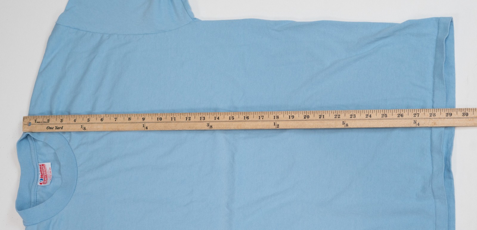 True VTG 80s 90s Made In USA Single Stitch Hanes T-Shirt Mens Size XL Blank Tee