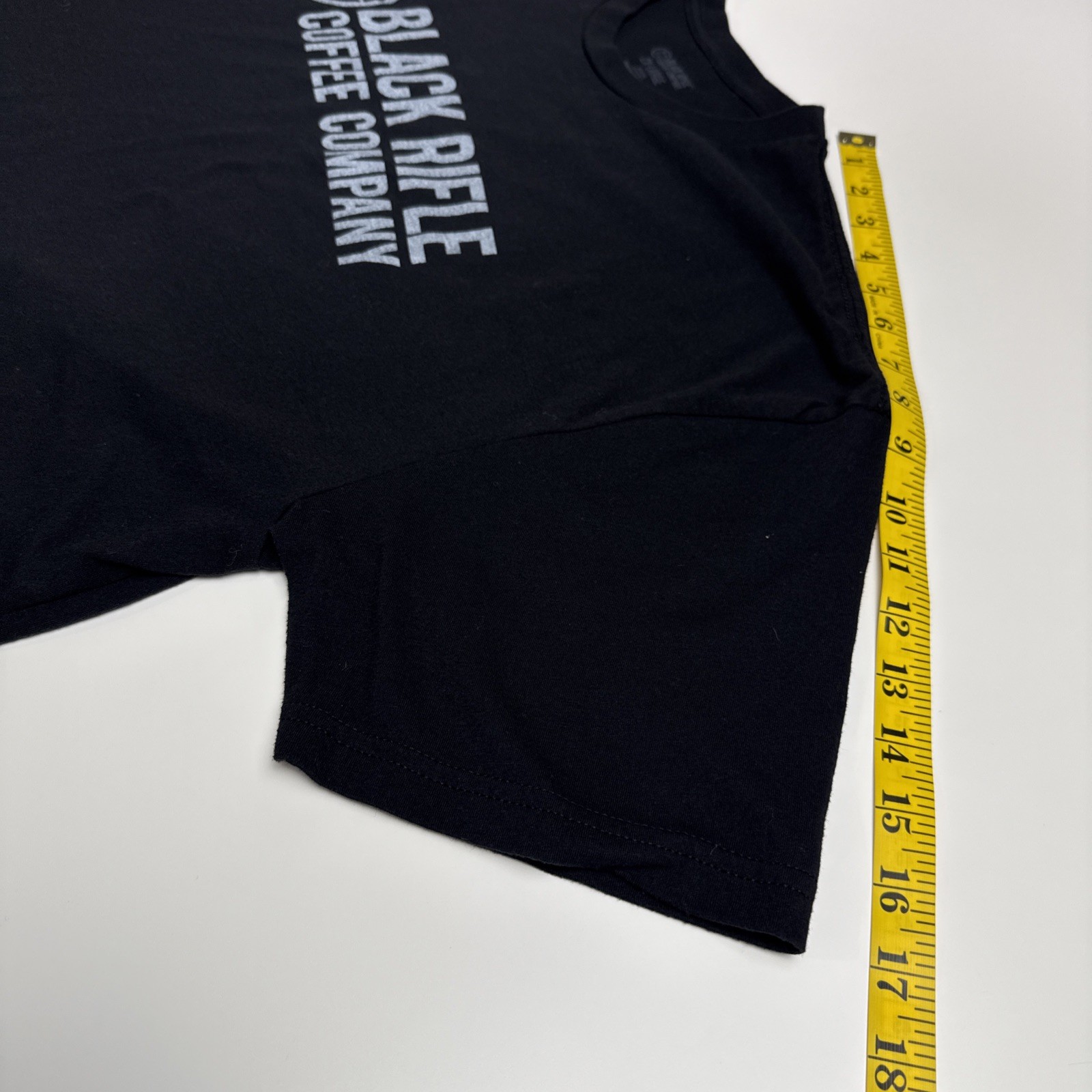 Black Rifle Coffee Company T-Shirt Men 2XL Black Spellout Graphic Tee Logo