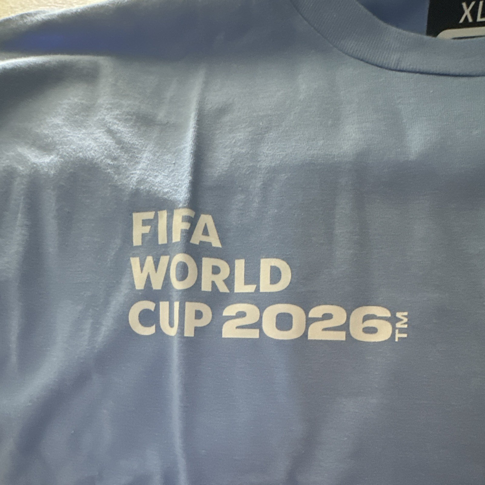 FIFA Men’s XL 2026 World Cup Argentina Blue Crew Neck Graphic T-Shirt
