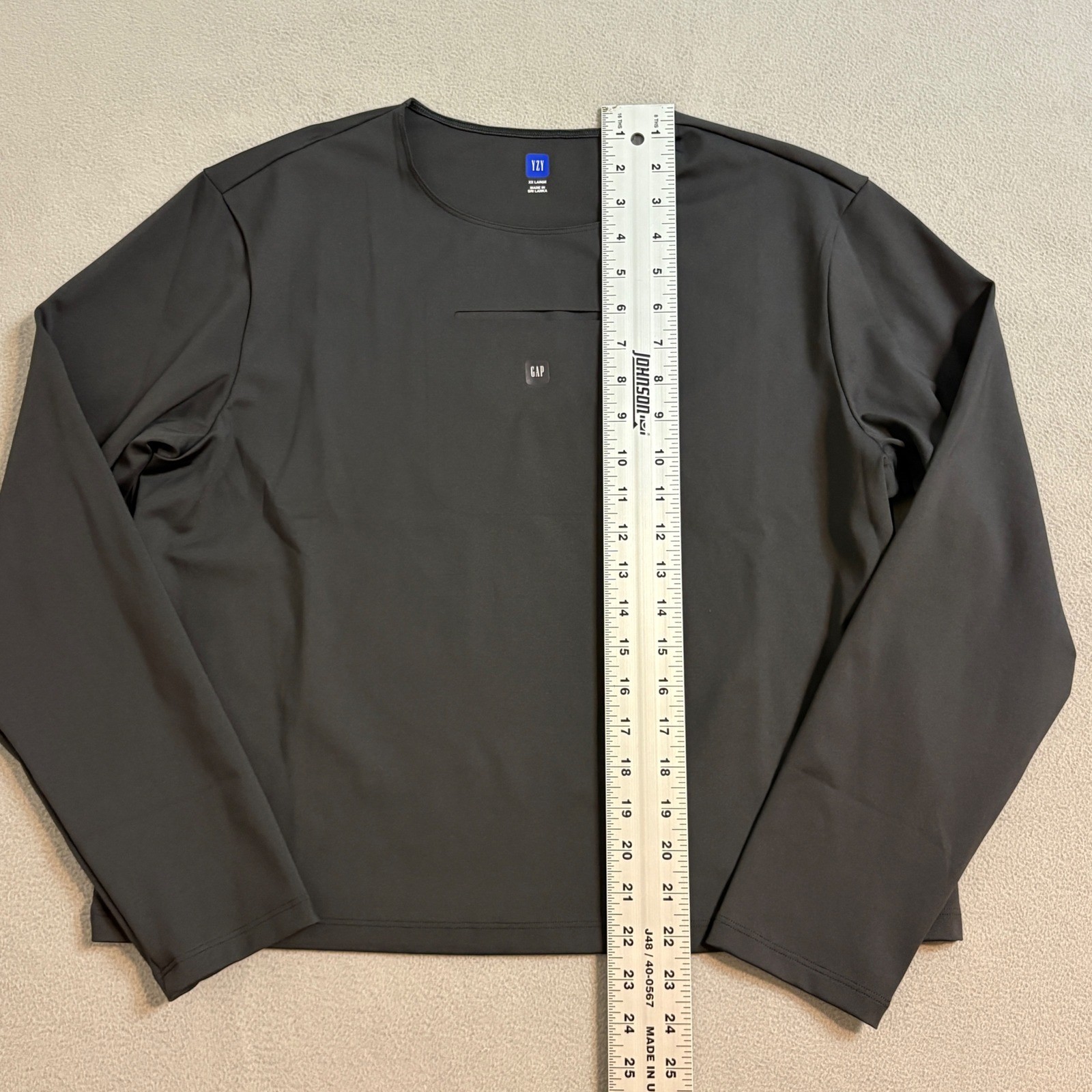 Yeezy Gap Engineered by Balenciaga Long-sleeve Second Skin Shirt Size XXL