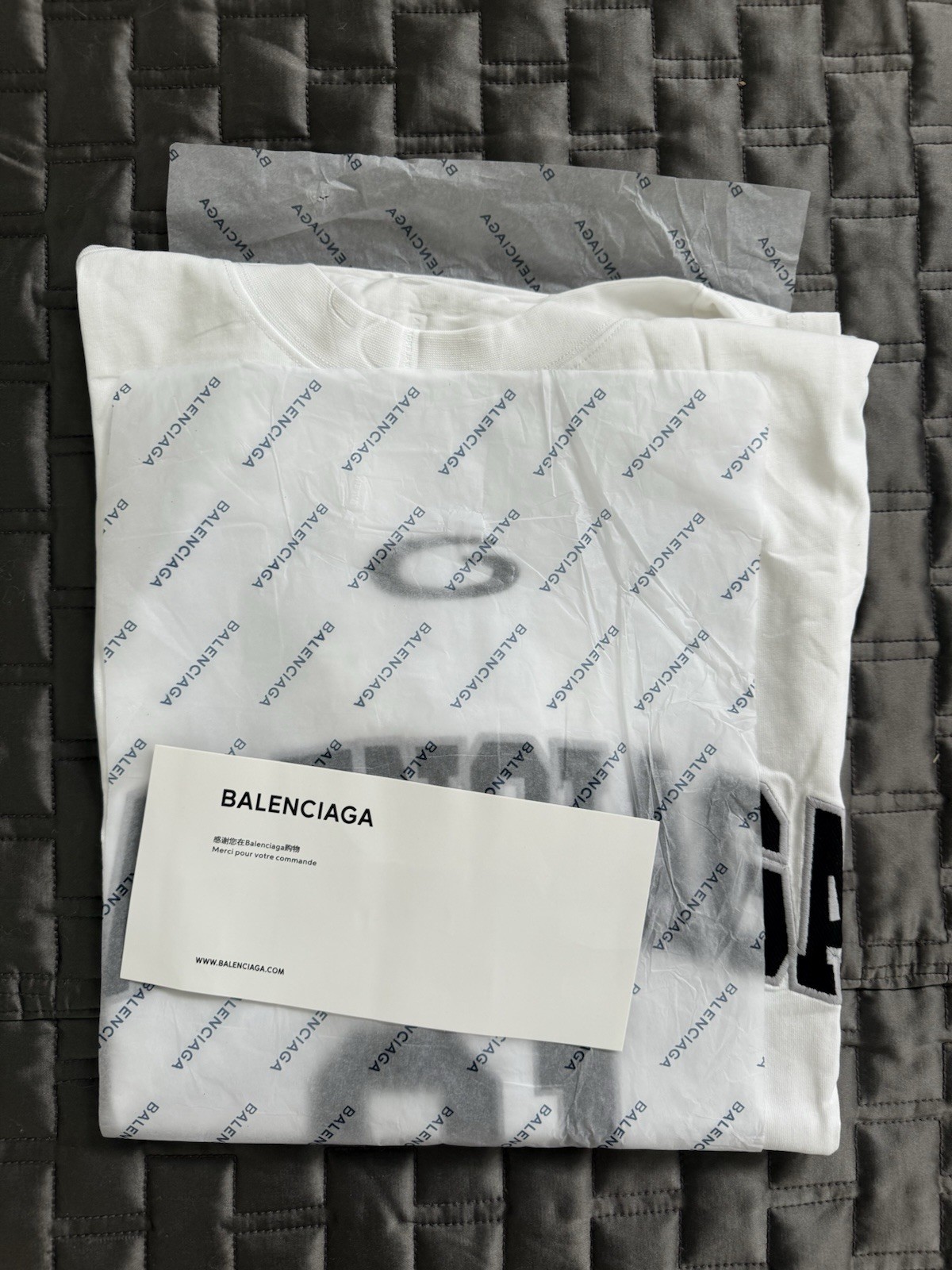 AUTH NWT Balenciaga Mens Oversized Basketball T Shirt White