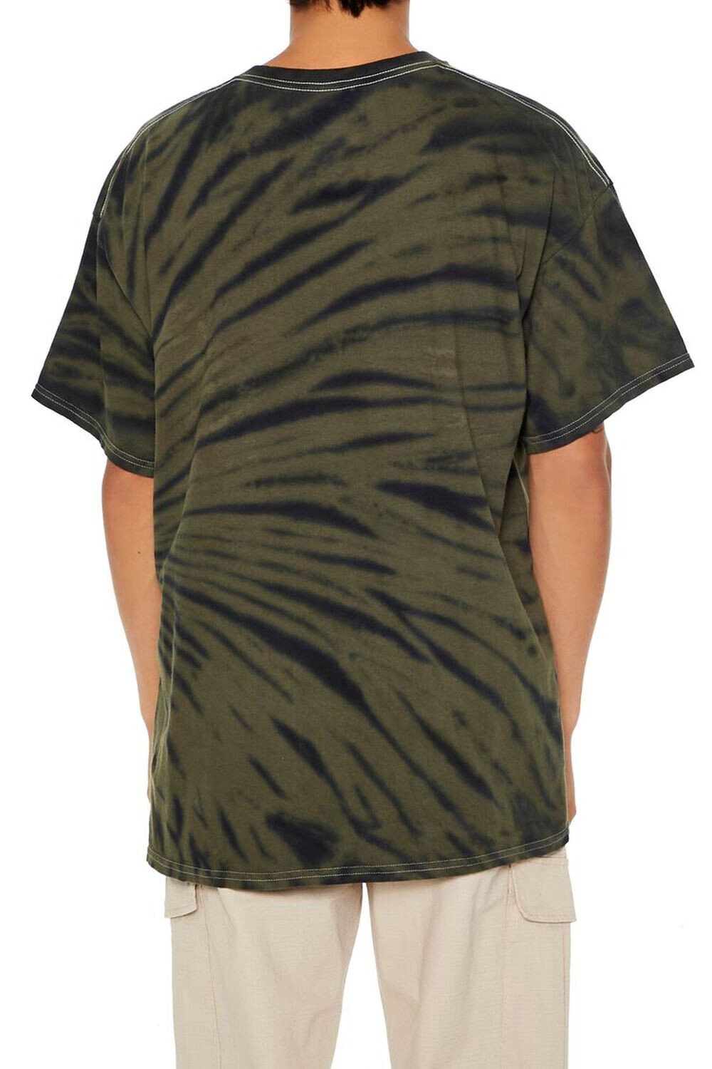 Misfits Mens Misfits Punk Rock Crimson Ghost Green Black Tie Dye Shirt New Large