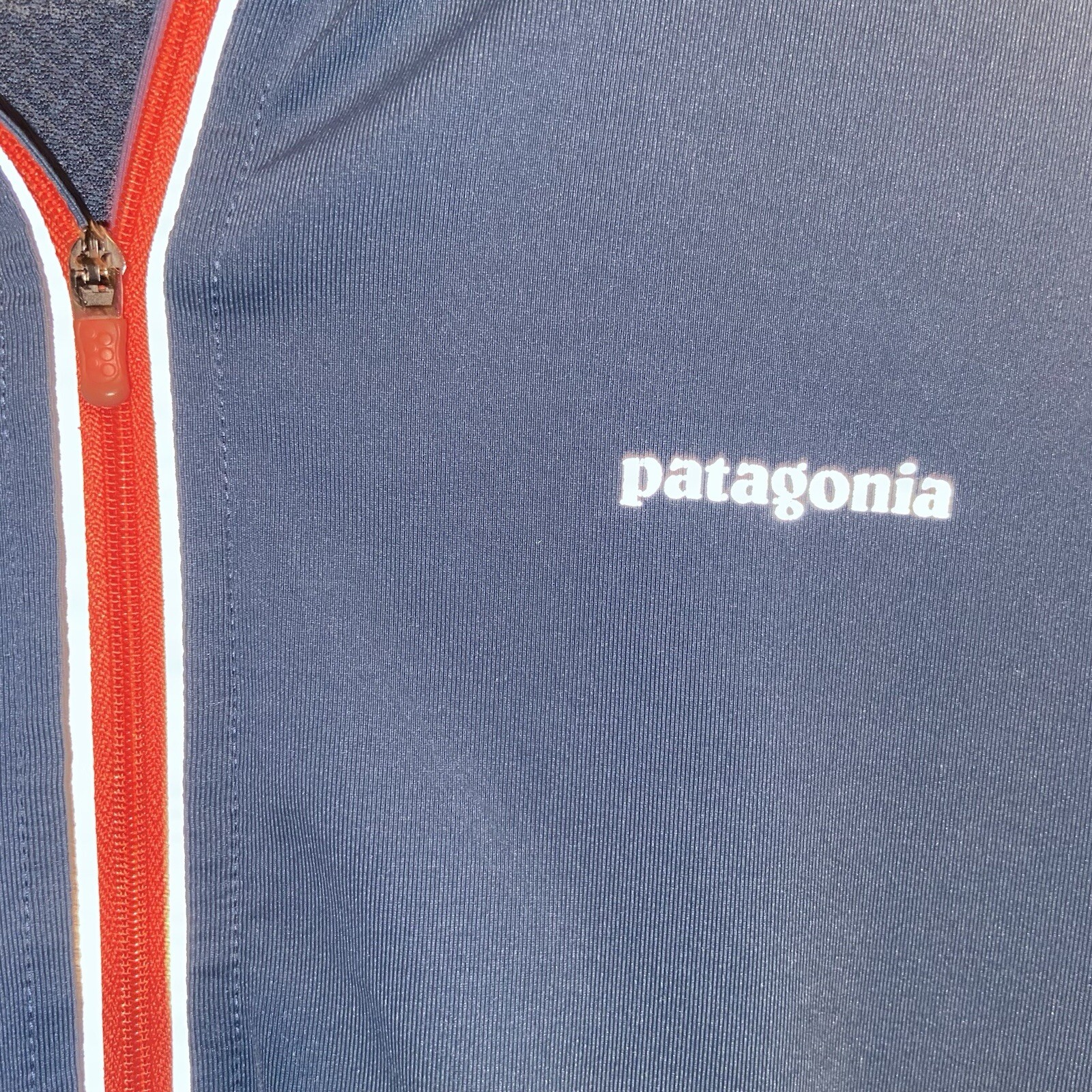 Patagonia Shirt Mens Large 1/4 Zip Pullover Outdoor Base Layer Cycling Logos