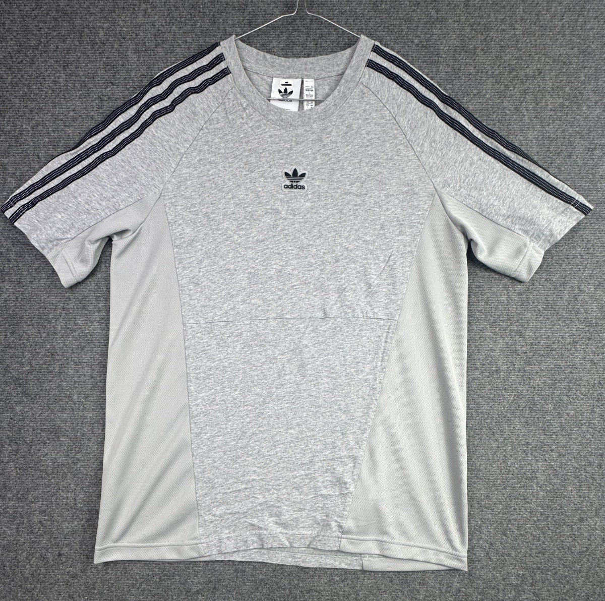 Adidas Originals T-Shirt Mens Large Grey