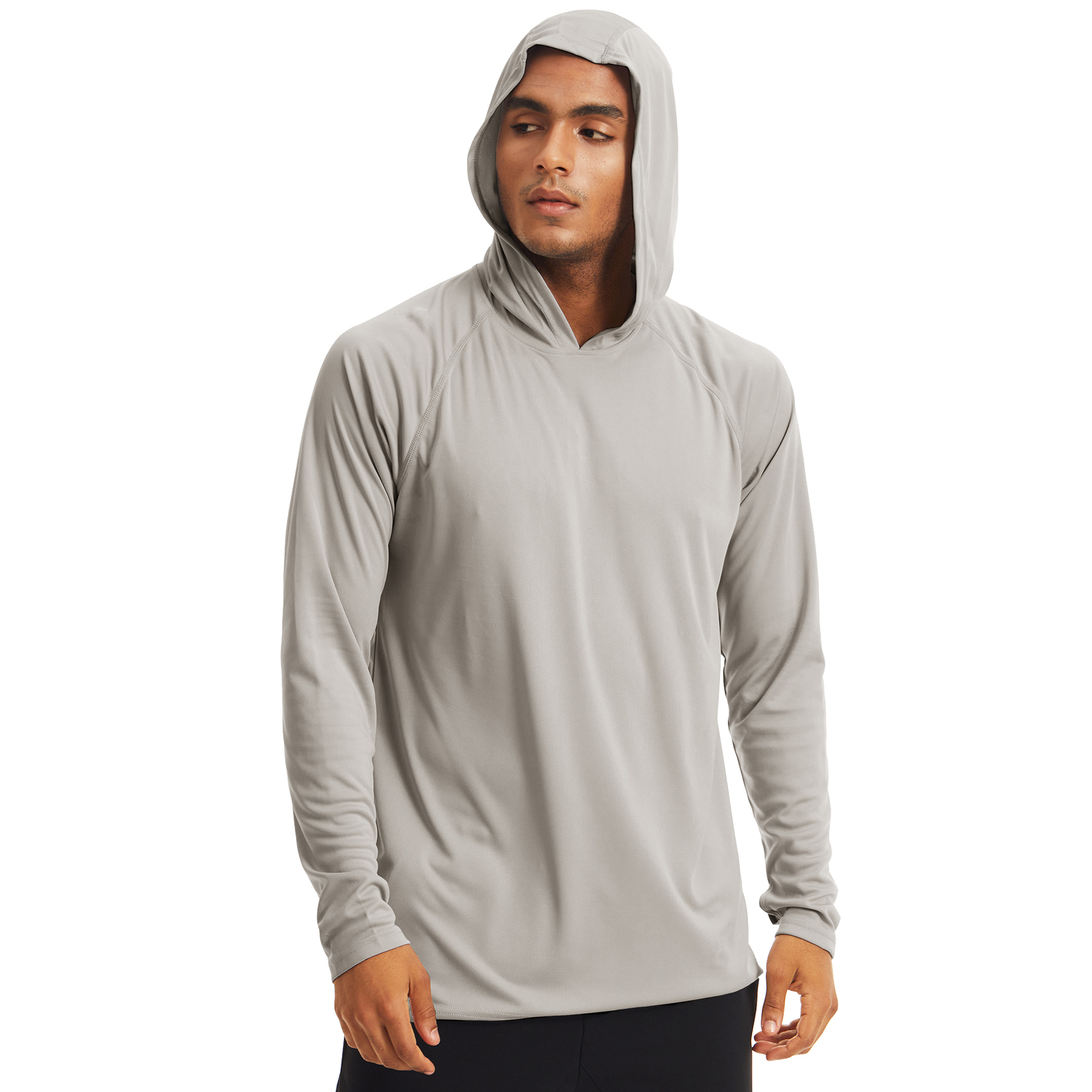 Men’s Sports Hoodie UPF 50+ Outdoor Fishing Sun Shirt Skin Protection UV Shirt