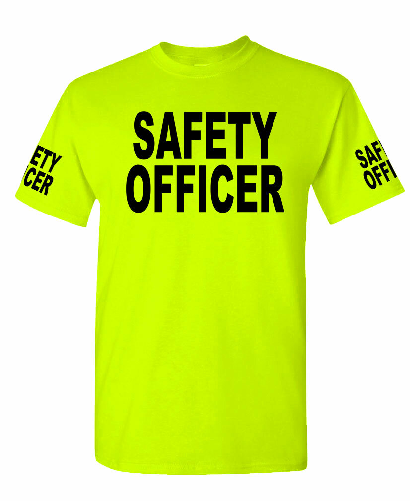 Safety Officer high visibility Tee T shirt