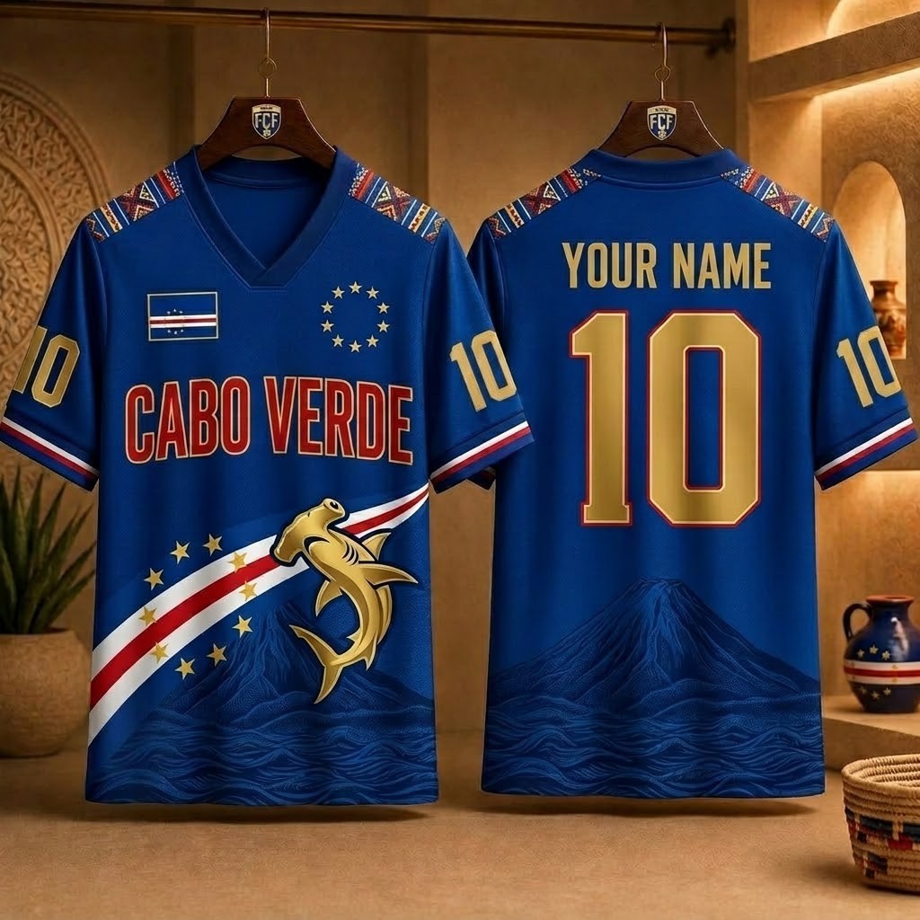 Cape Verde Soccer Jersey Personalized Name Number Men Women S-5XL