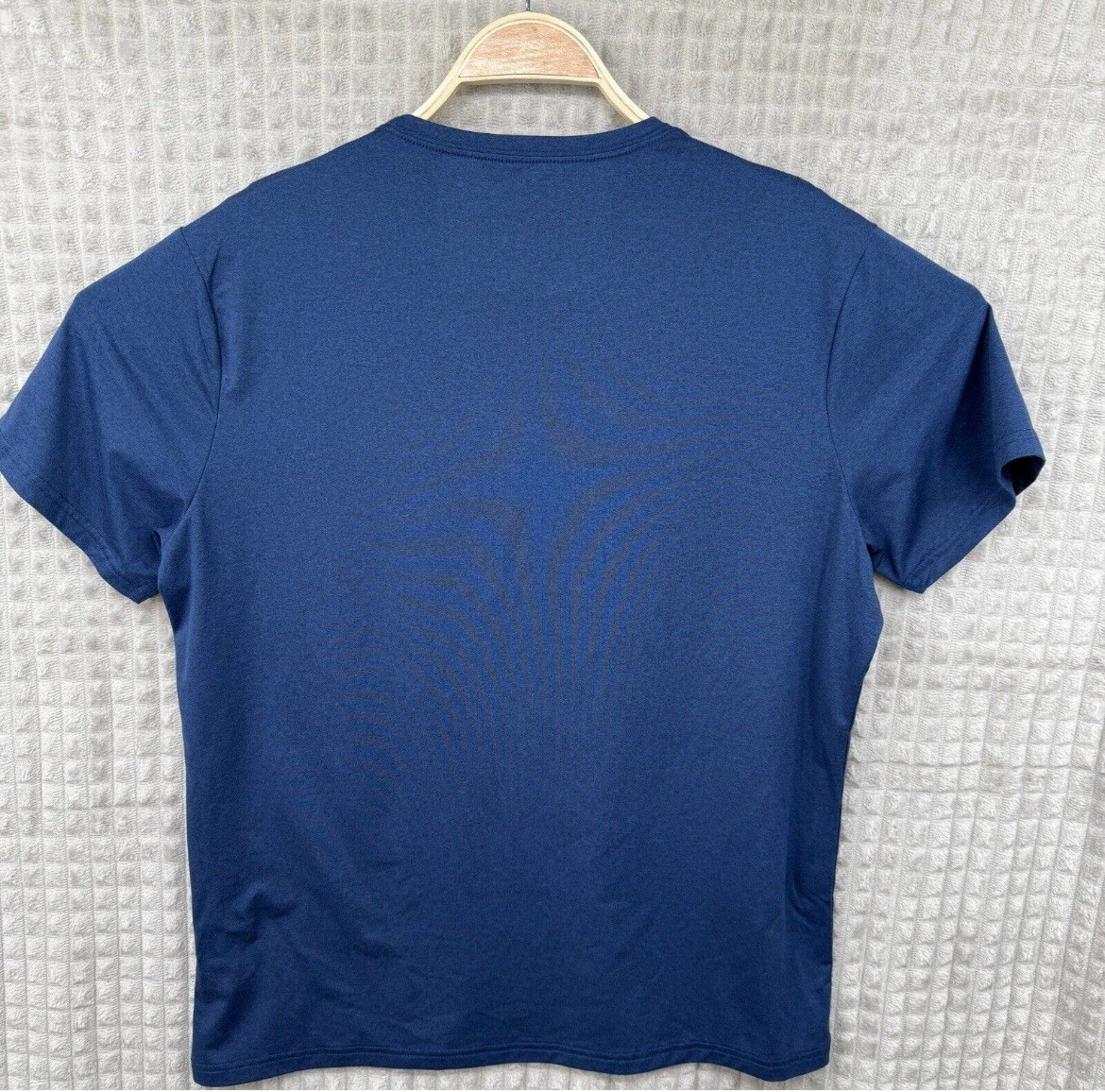 01 Algo Performance Shirt Men’s Large Blue Quick Dry Moisture Wicking Anti Odor